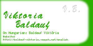 viktoria baldauf business card
